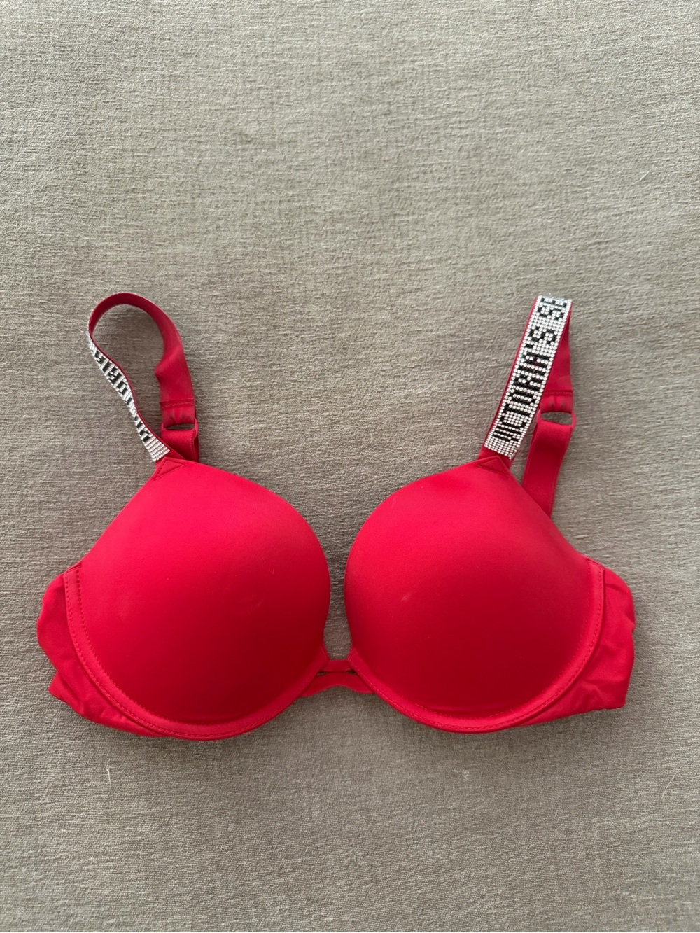 Victorias Secret rhinestone strapped bra